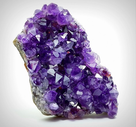 Premium Nigerian Amethyst Geode showing deep purple crystallization